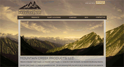 Desktop Screenshot of mountaincreekproducts.com